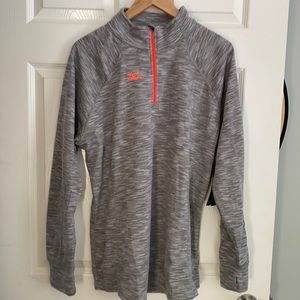 Mizuno Women’s Elite 9 Flex 1/2 Zip Gray XXL Pullover
